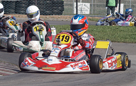 Christian Sørensen har fightet mod junior-kørere fra 8 nationer om DJKM-titlen.